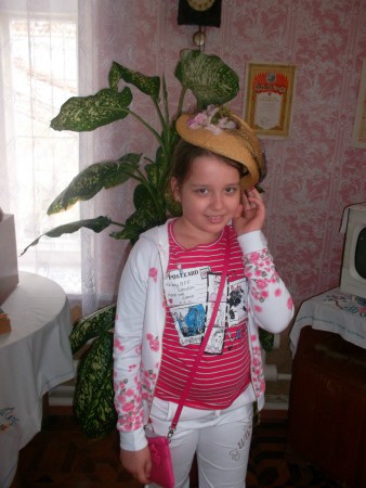 В старинной шляпке